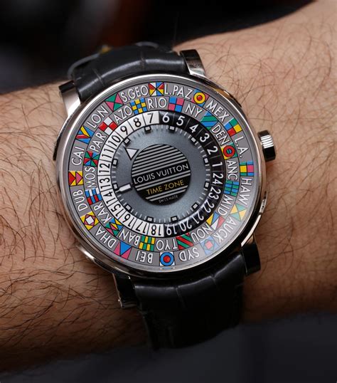 escale time zone watch replica|Louis Vuitton Escale Time Zone review.